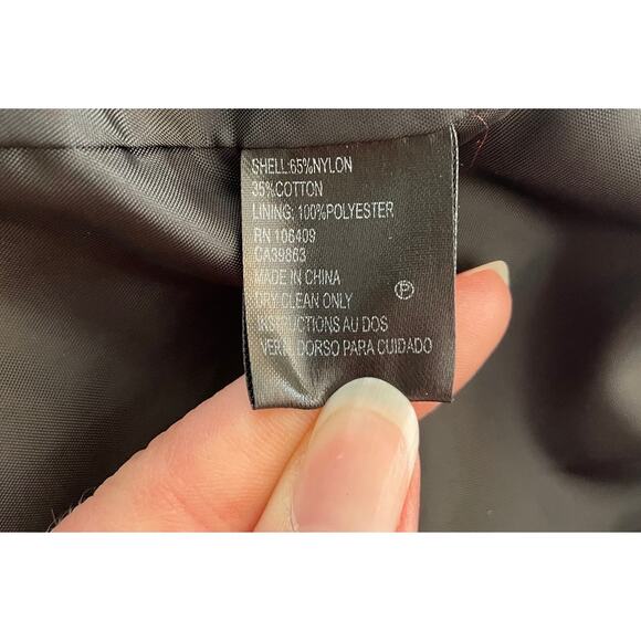 Vtg Tahari Arthur S Levine Luxe Size 10 Womens Jacket Snap Button Lace Black Tan - Picture 9 of 10